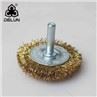 Brush Durable Crimped Flat Wire Brush Shaft