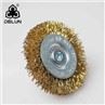 Brush Durable Crimped Flat Wire Brush Shaft