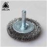 Brush Durable Crimped Flat Wire Brush Shaft