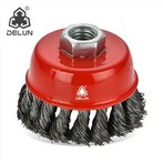 Twisted Cup Wire Brush 4 inča
