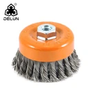 4inch Twisted čvorove žičane četke za žičane četke izdržljiv tip