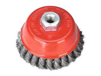 4inch twisted čvorove žičane četkice od metala čista